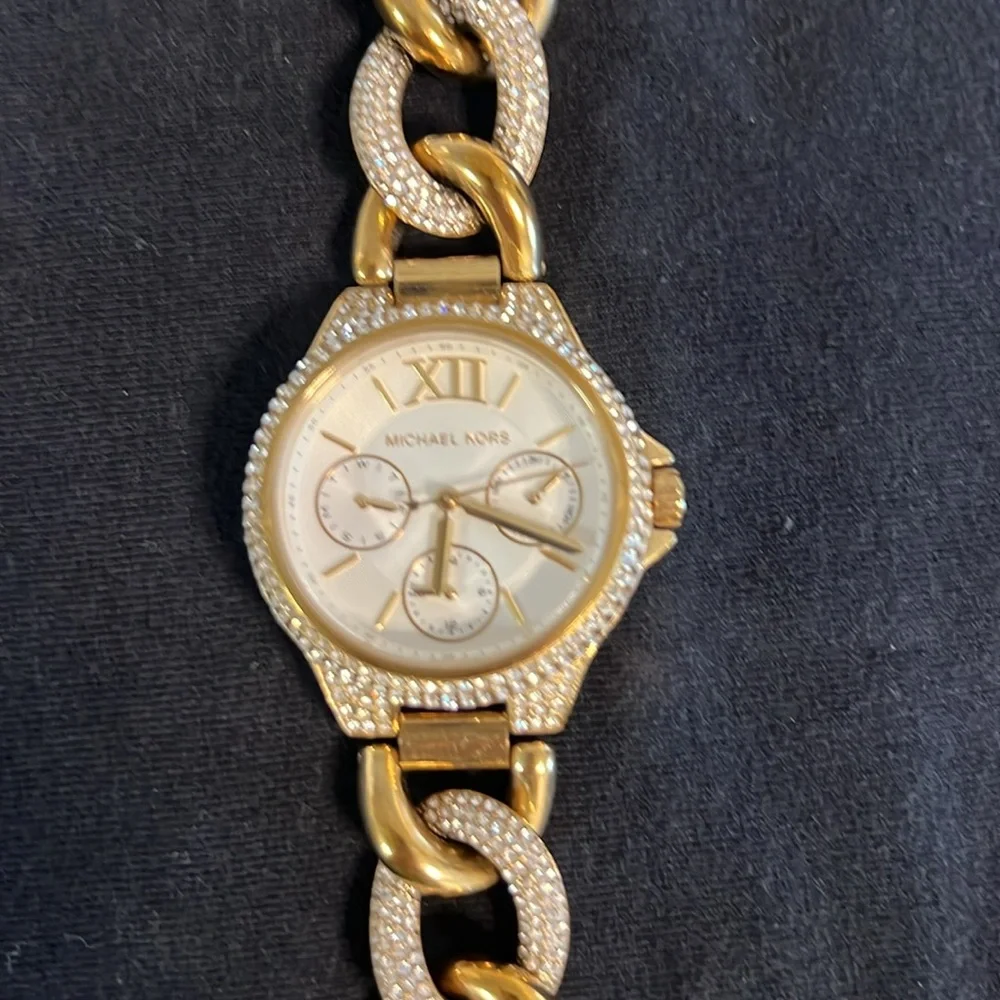 Michale Kors Gold Watch CamilleChain - Picture 4 of 8
